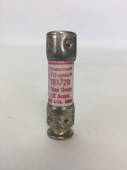 GOULD SHAWMUT TR1/2R FUSE 0.5A 250VAC (LOT OF 8)