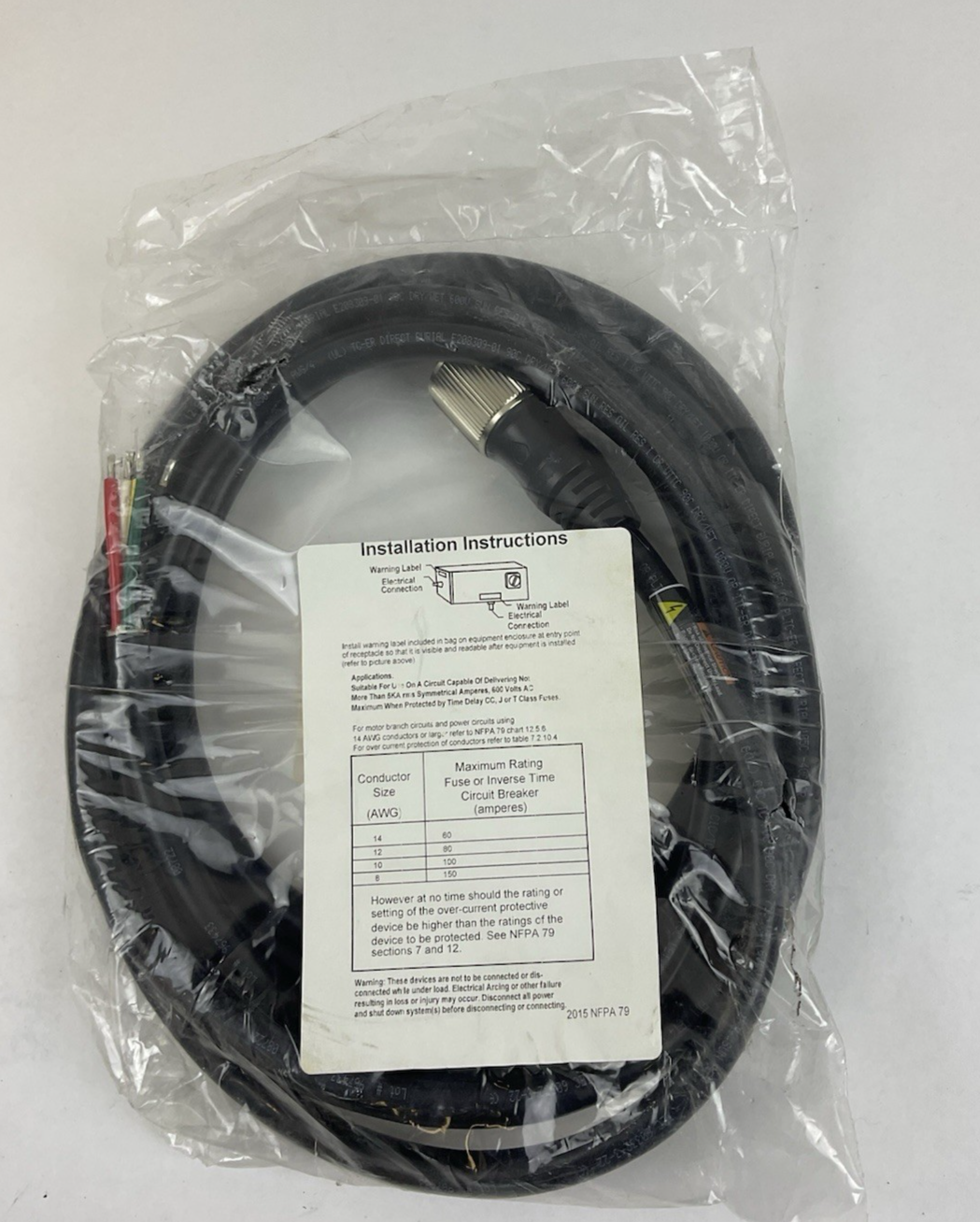 RKMC 42-4M/S4000 Power Cordset – Connection Cable