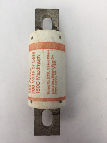 GOULD SHAWMUT AMPTRAP A70P150 FUSE 150 AMP 700 VOLTS TYPE 4