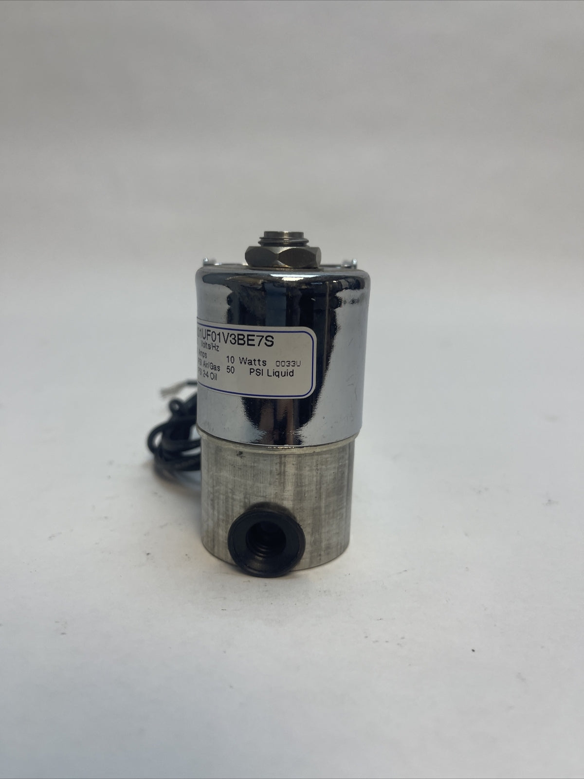 GC VALVE S301UF01V3BE7S VALVE 24/60V 0.750AMP 10W 50PSI 1/4" NPT