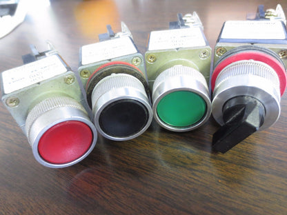 ALLEN-BRADLEY 800MR-A1, 800MR-A2, 800MR-A6 PUSHBUTTONS & 2-POS. SELECTOR SWITCH