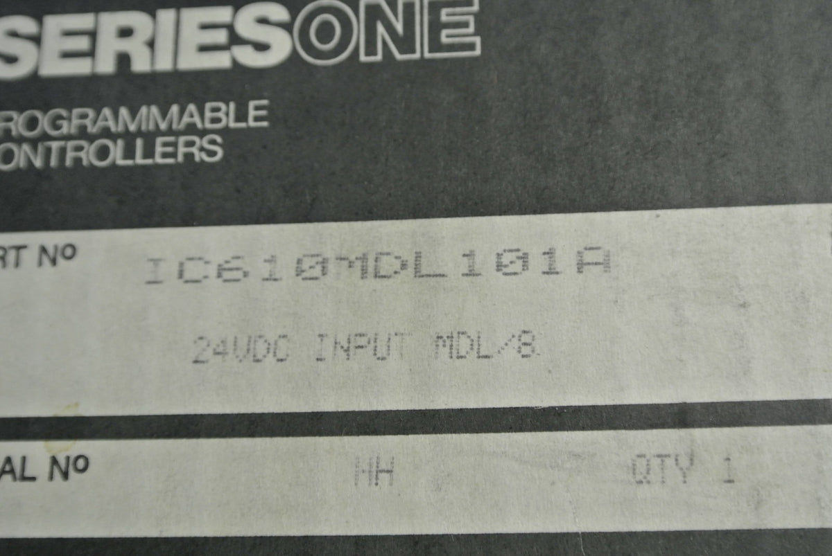 GENERAL ELECTRIC IC610MDL101A PROGRAMMABLE CONTROLLER 24VDC INPUT MODULE
