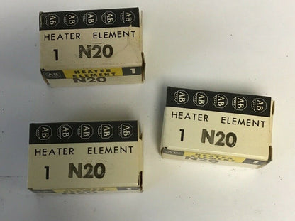 ALLEN BRADLEY N20 HEATER COIL***LOTOF3***