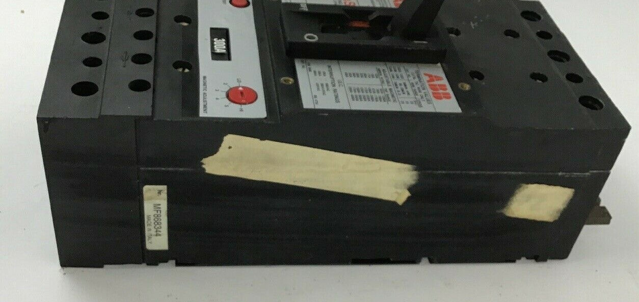ABB UXAB 718530 R 999 300AMP CIRCUIT BREAKER  TYPE JS 500VDC/480VAC