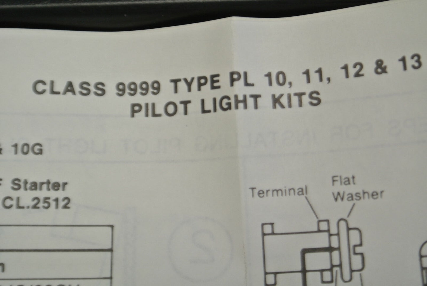 SQUARE D 9999 PL-10G PILOT LIGHT KIT / GREEN / for TYPE F MANUAL STARTER / NEW