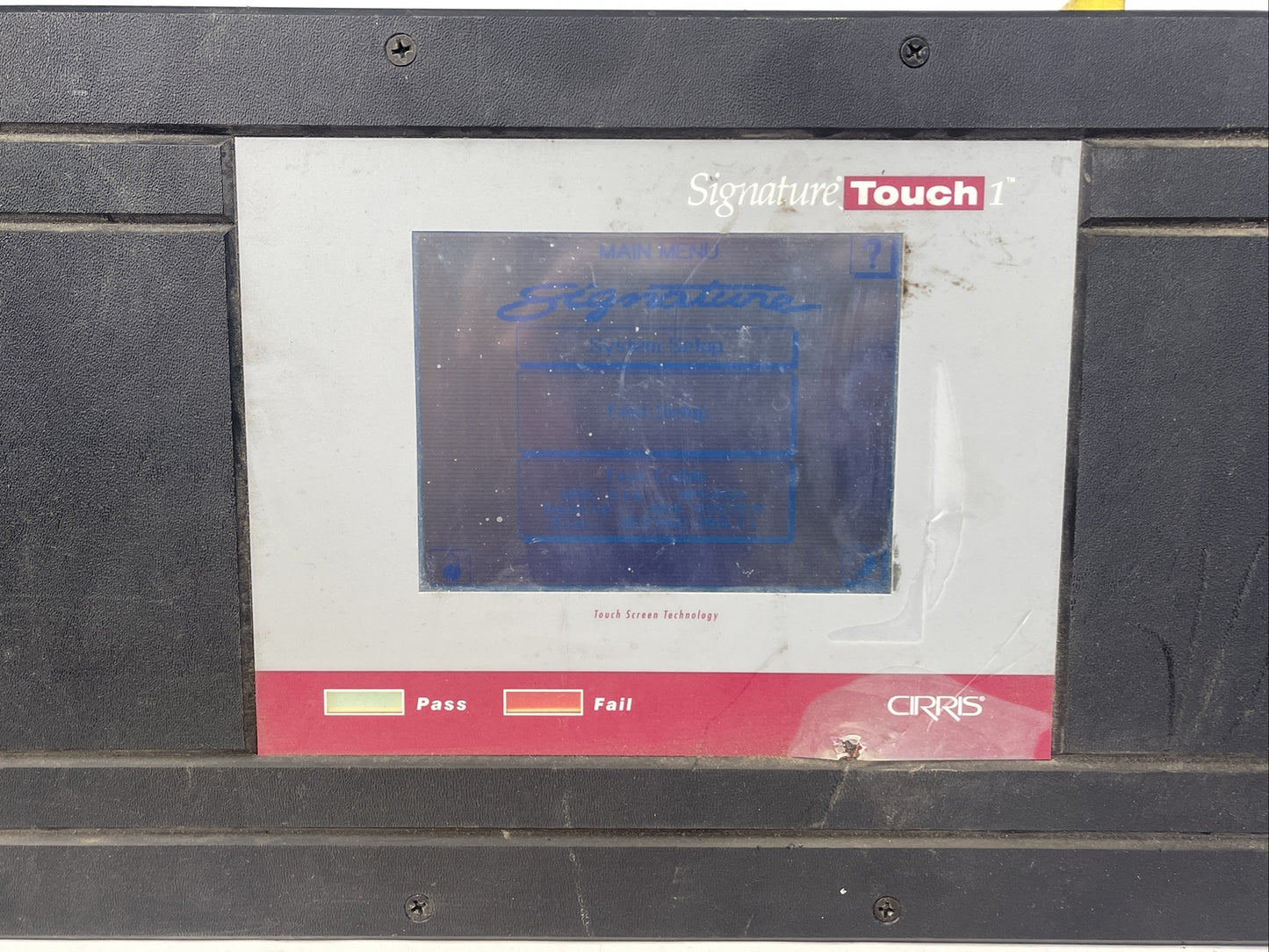 CIRRIS ANALYZER T1 1500V SIGNATURE TOUCH 1 TOUCH SCREEN TECHNOLOGY AHED-64