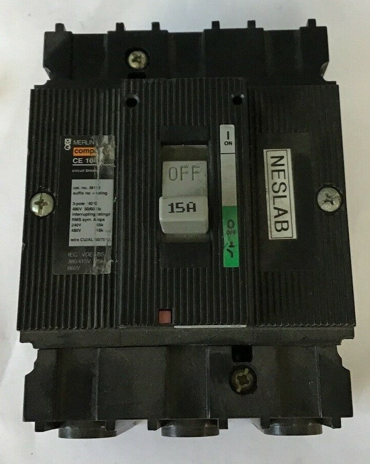MERLIN GERIN COMPACT CE 104N 38113 15AMP CIRCUIT BREAKER