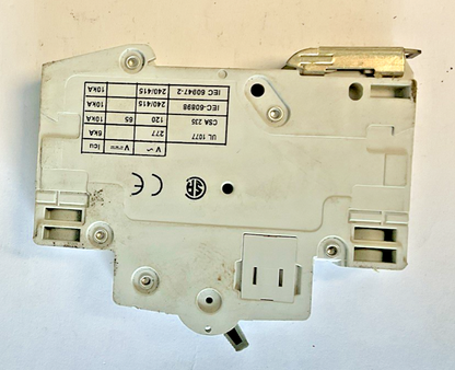 CUTLER HAMMER WMS1D10 CIRCUIT BREAKER 240VAC D10 ***LOTOF2***