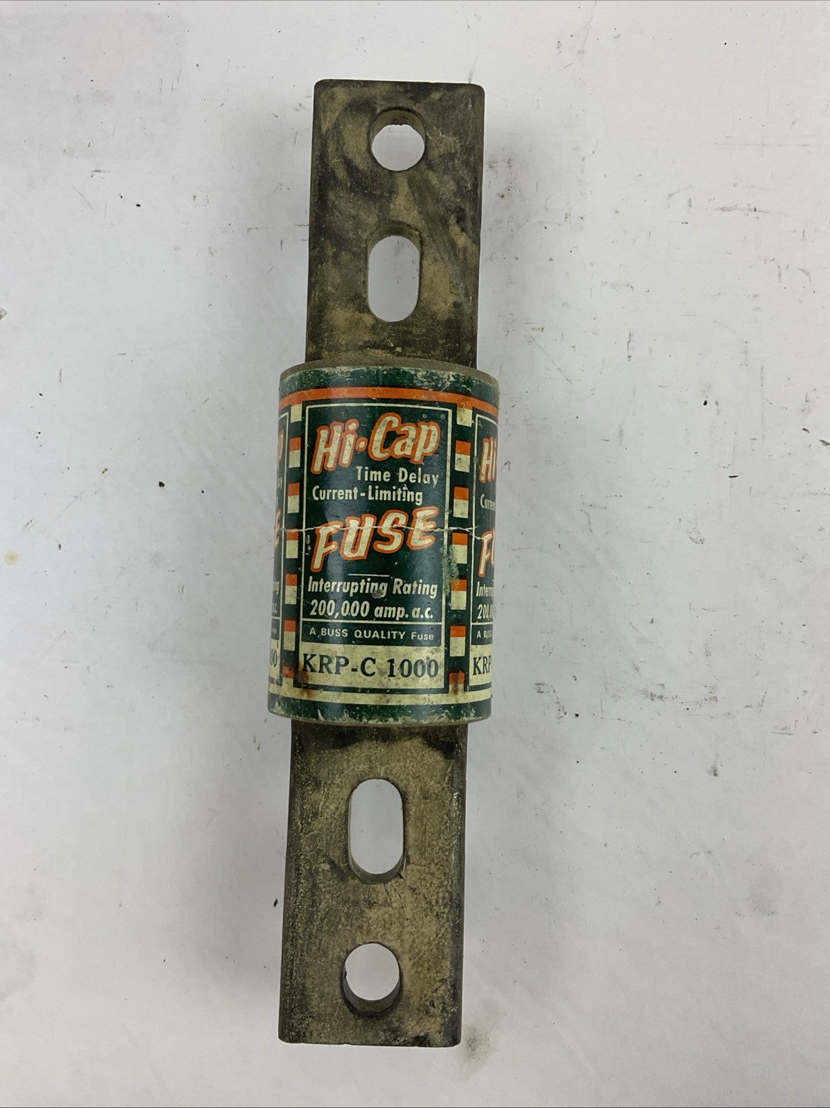 BUSSMANN KRP-C 1000 HI-CAP TIME DELAY CURRENT LIMITING FUSE 1000AMP 600VAC