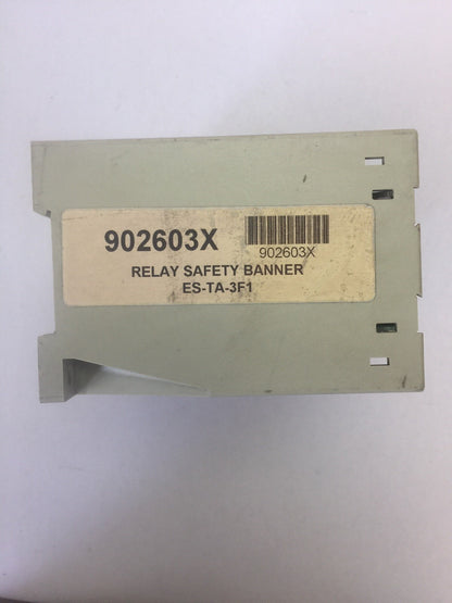 BANNER ES-TA-3F1 SAFETY RELAY 24VDC 450mA