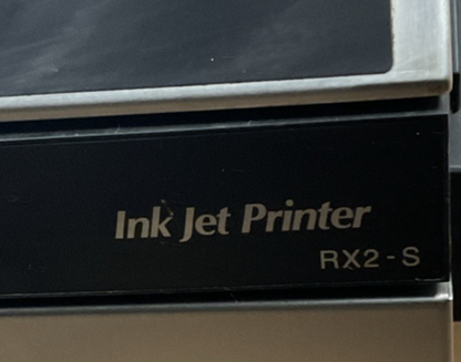 HITACHI RX2-SD160W INK JET PRINTER 240V 50/60HZ 1.2A *NO KEY SCREEN COVER OPEN*