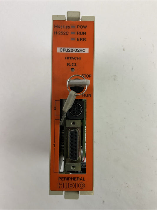 HITACHI CPU22-02HC 33029590-2 CPU PROCESSOR MODULE PERIPHERAL HIDIC