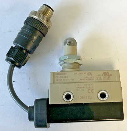 OMRON ZC-Q2255 LIMIT SWITCH ROLLER 10A 250VAC 125VDC