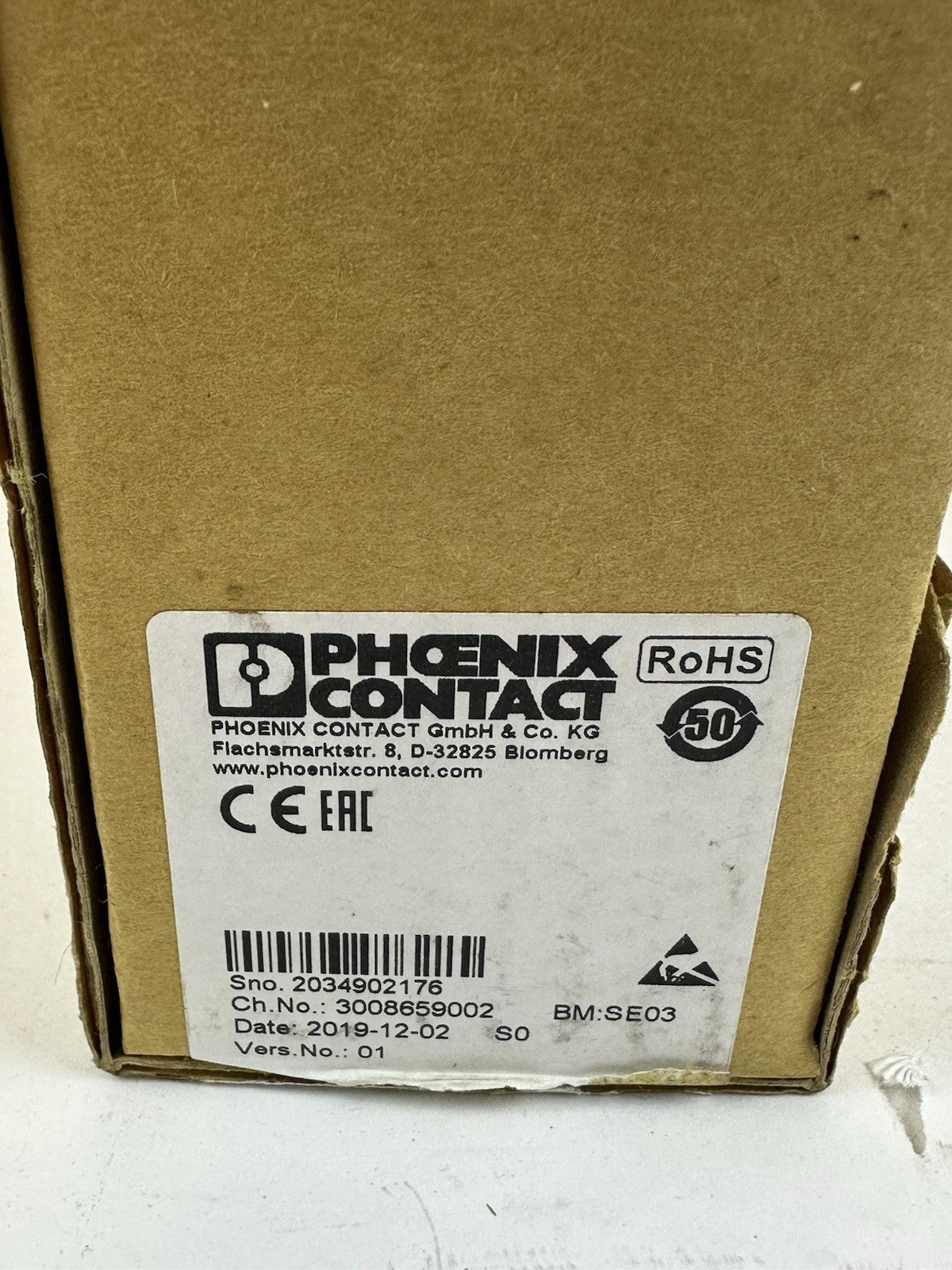 PHOENIX CONTACT FL PSE 2TX 2891013 24VDC ETHERNET MODULE