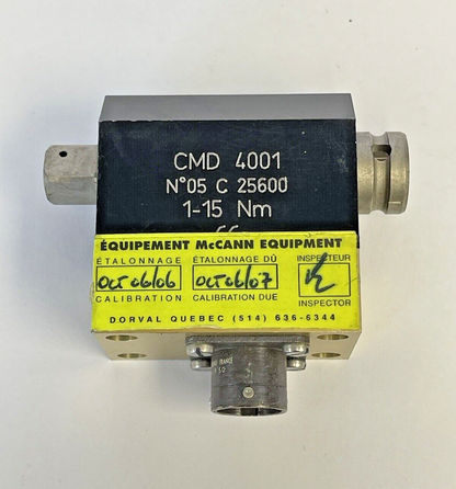 DESOUTTER - GEORGES RENAULT - TORQUE TRANSDUCER - CMD 4001 - 1-15 Nm - N°05 C