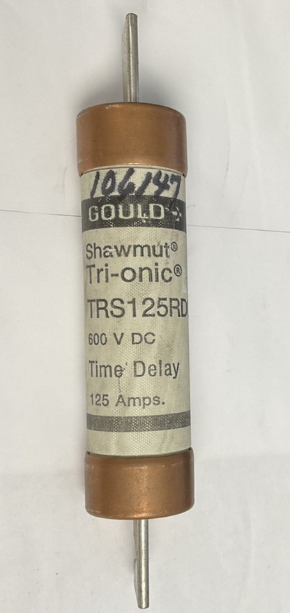 GOULD TRS125RDC TIME DELAY FUSE 125A 600VDC