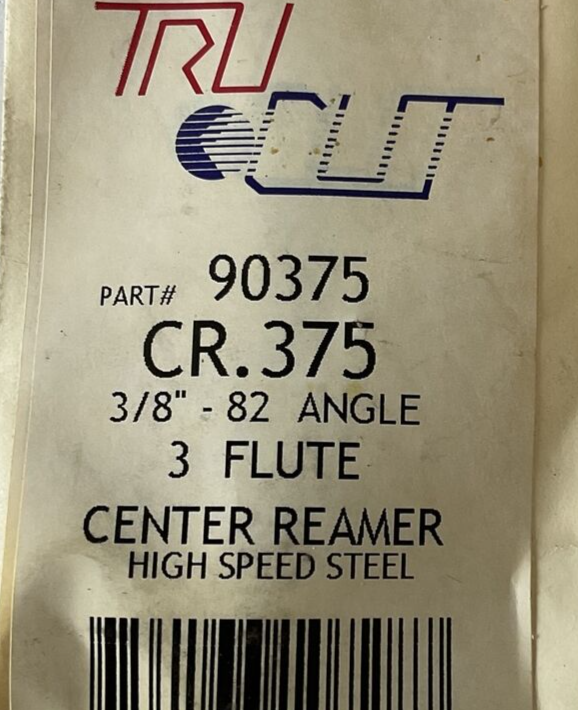 TRU CUT 90500 CR.500 1/2" & 90375 CR.375 3/8" CENTER REAMER