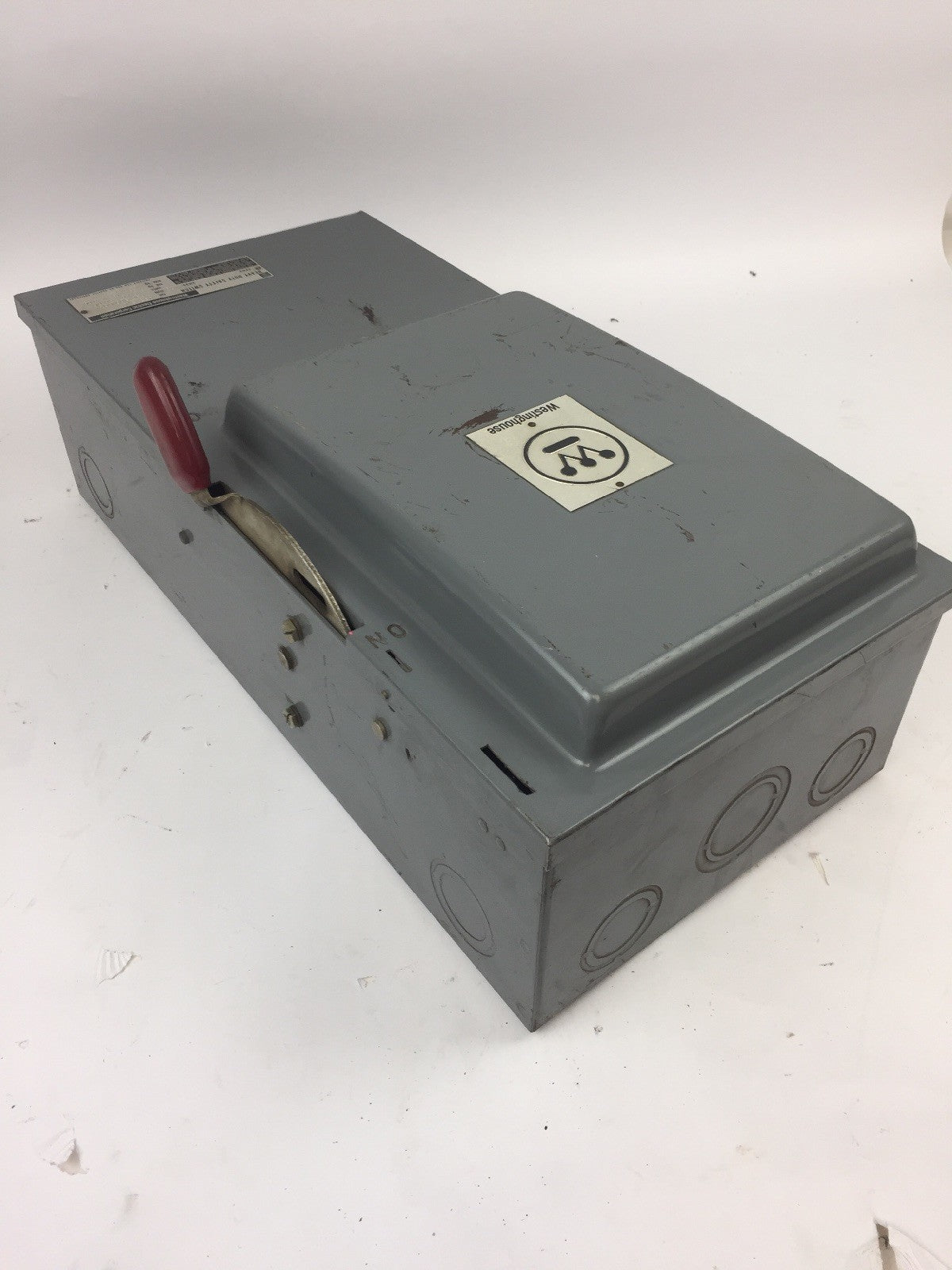 WESTINGHOUSE HF323N HEAVY DUTY SAFETY SWITCH 240 VAC 250 VDC 100 AMP NEMA 1