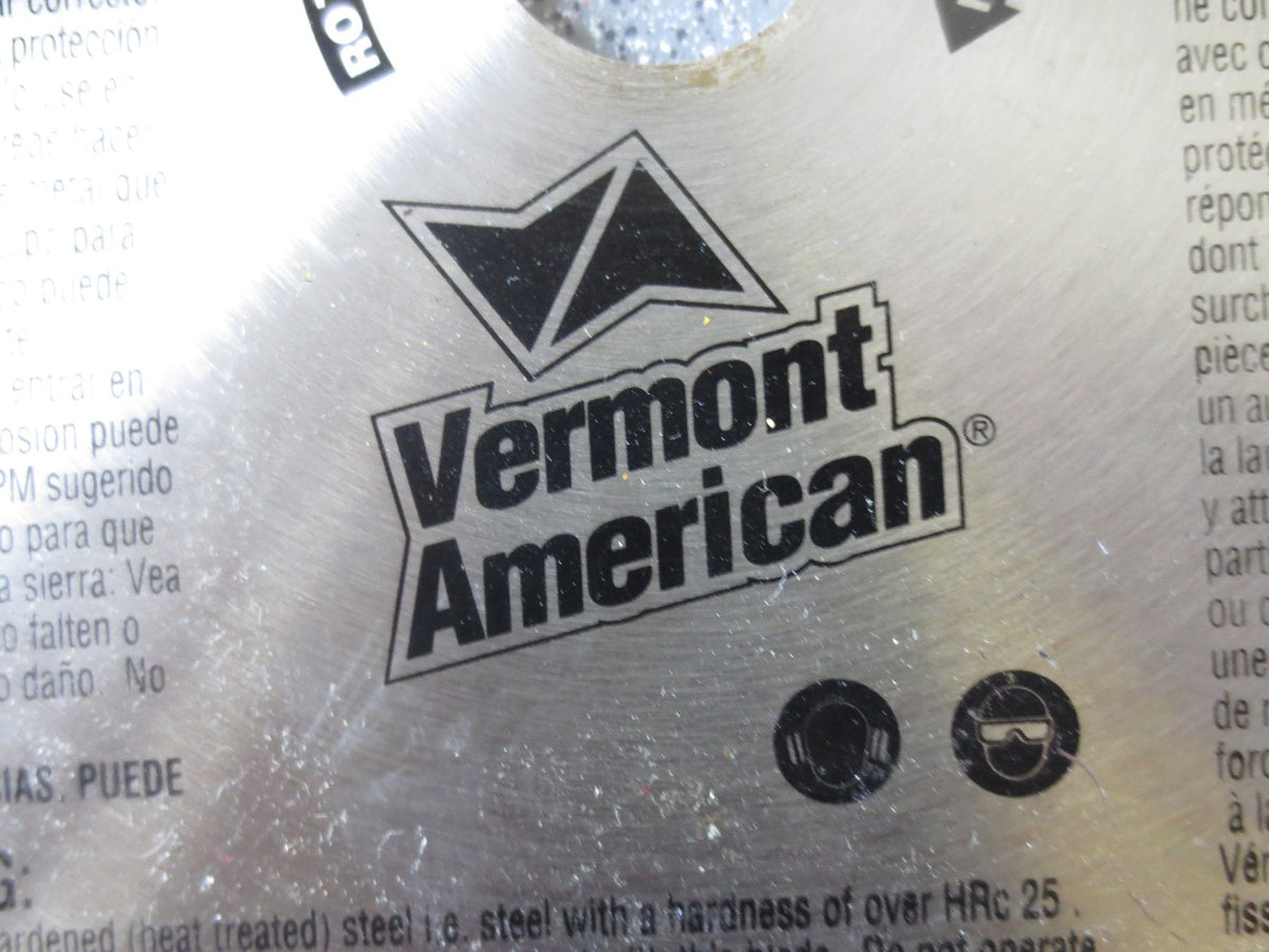 VERMONT AMERICAN 12" STEEL CUTTER 60T CARBIDE TIPPED CIRC BLADE - NEW SURPLUS