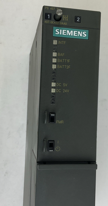 SIEMENS 6ES7 407-0KA02-0AA0 SIMATIC S7-400 POWER SUPPLY