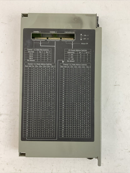 ALLEN BRADLEY 1771-SDN SER B REV H01 DEVICENET SCANNER MODULE FIRMWARE REV K