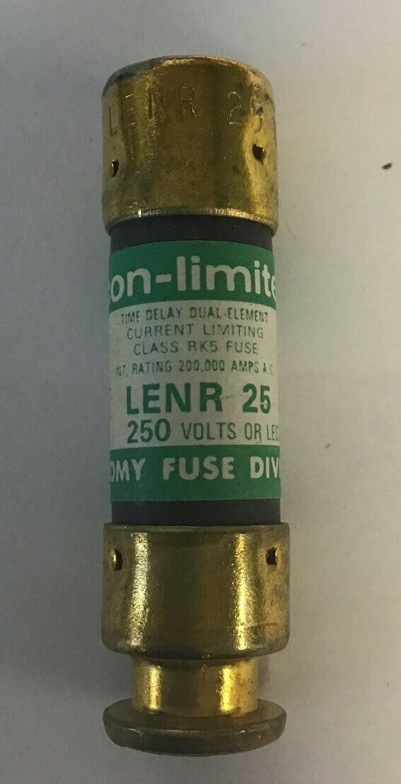 ECONOMY LENR 25 FUSE CLASS RK5 ECON-LIMITER 250VAC 25A ***LOTOF10***