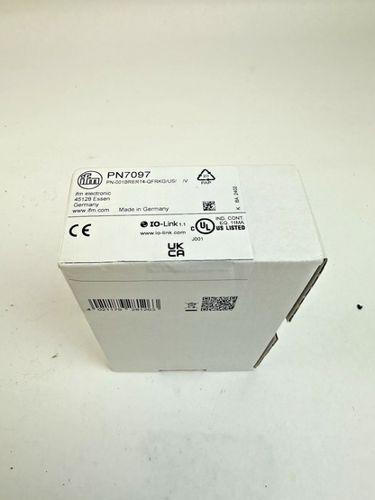 IFM PN7097, PRESSURE SENSOR W/ DISPLAY, PN-001BRER14-QFRKG