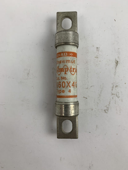 Gould Shawmut Amp-trap A60X40 Type 4 40A 600V Fuse "Lot of 3"