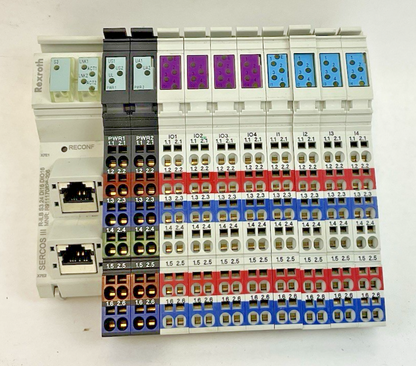 Rexroth SERCOS III R-ILB S3 24 DI16 DlO16 MNR:R911170826-206 INTERFACE MODULE