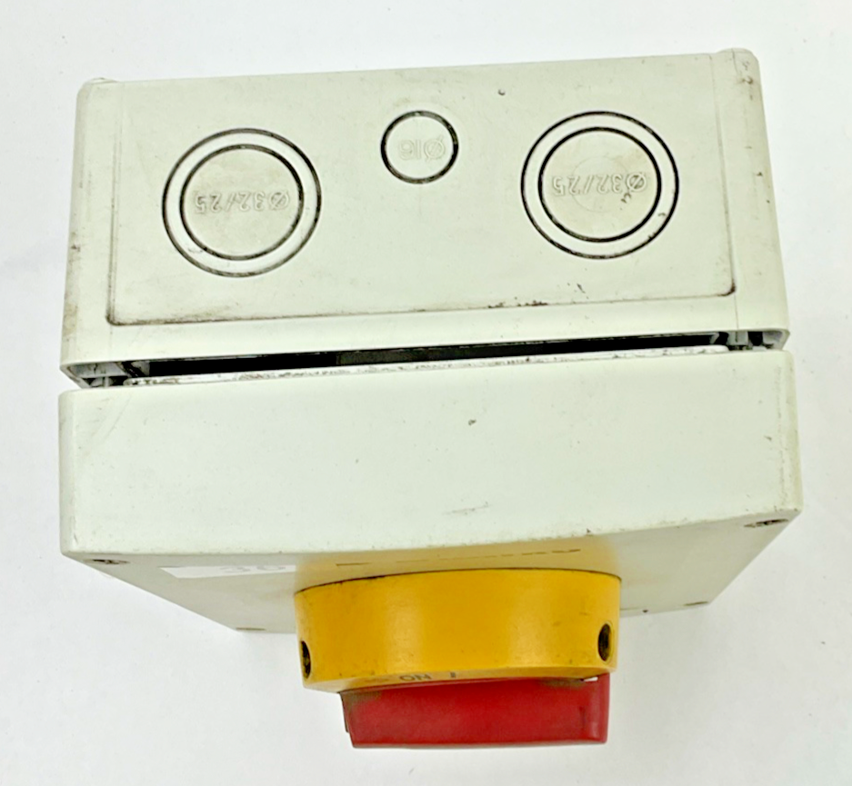 KATKO KEM 340UL Y/R MANUAL MOTOR CONTROLLER 600VAC 40A TYPE 4X