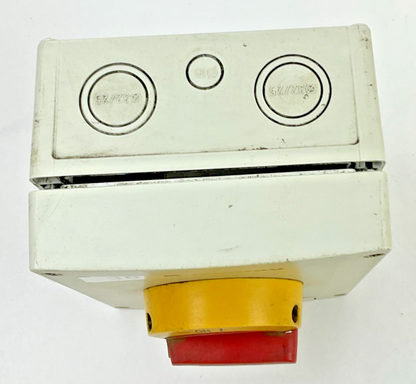 KATKO KEM 340UL Y/R MANUAL MOTOR CONTROLLER 600VAC 40A TYPE 4X