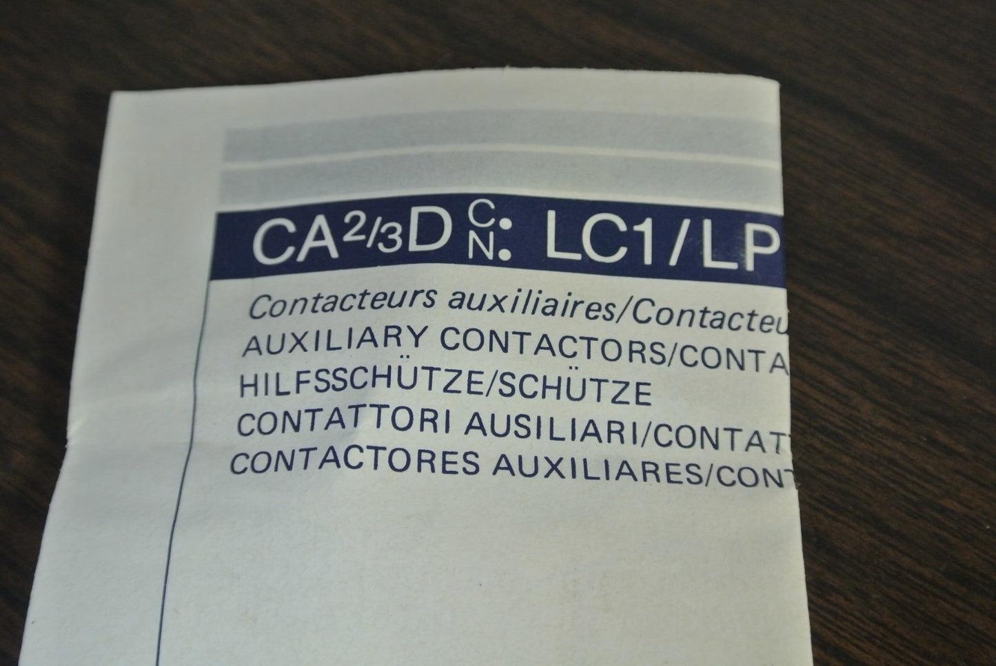 TELEMECANIQUE CA2DN22F6 CONTROL RELAY - 600VAC - 575V, 60Hz COIL - NEW SURPLUS