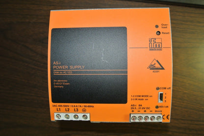 ifm AC1223 - POWER SUPPLY - OUTPUT = 30.5V 8A
