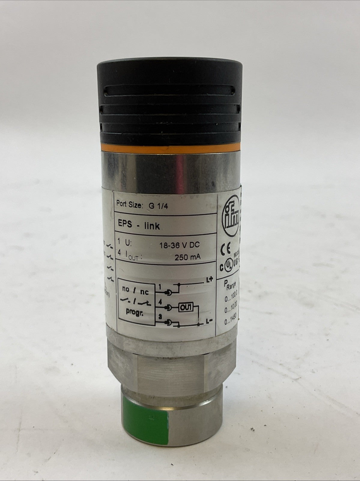 IFM PN5002 PRESSURE SENSOR 18-36VDC 250mA