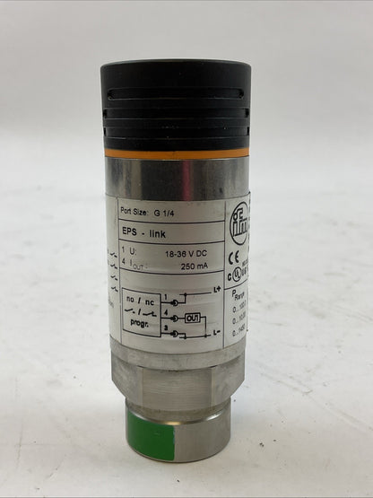IFM PN5002 PRESSURE SENSOR 18-36VDC 250mA