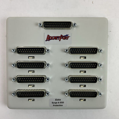 COMTROL 99385-8 ROCKET PORT SURGE INTERFACE RS232/422 DB25M 8PORT
