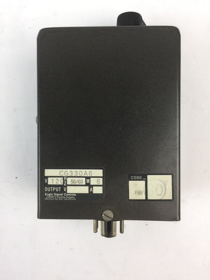 GW EAGLE SIGNAL CG330A6 TIME DELAY RELAY 120V 50/60HZ 30 SECONDS