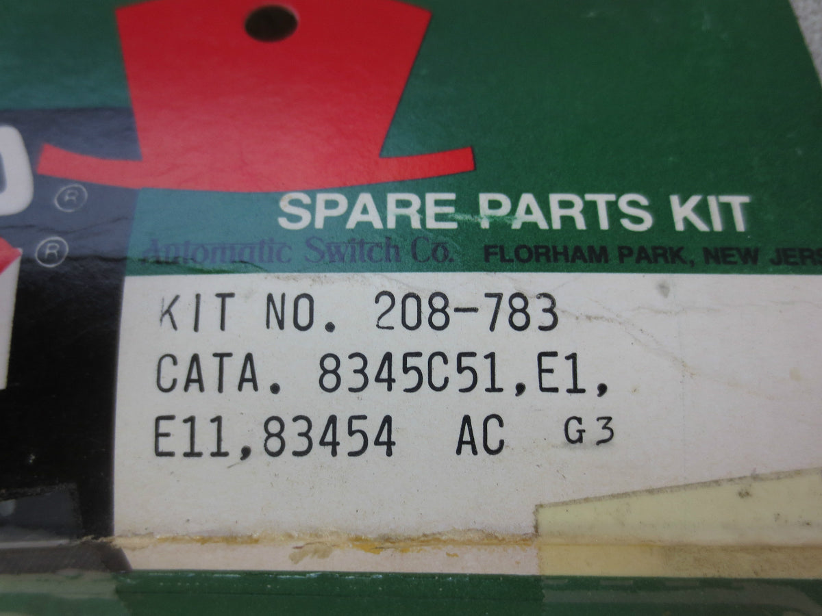 ASCO RED-HAT 208-783 REBUILD / REPAIR KIT - 8345C51 - NEW SURPLUS