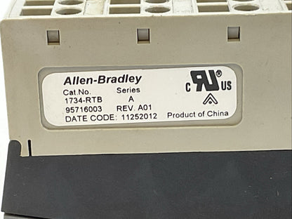 ALLEN BRADLEY 1734-AENT SER A FW 3.011 NETWORK ADAPTOR 1734-RTB SER A REV A01
