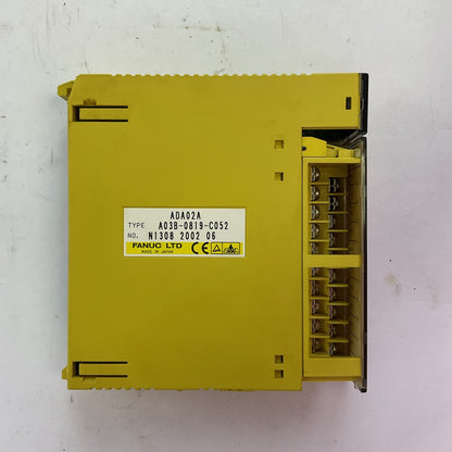 FANUC A03B-0819-C052 ANALOG OUTPUT MODULE ADA02A