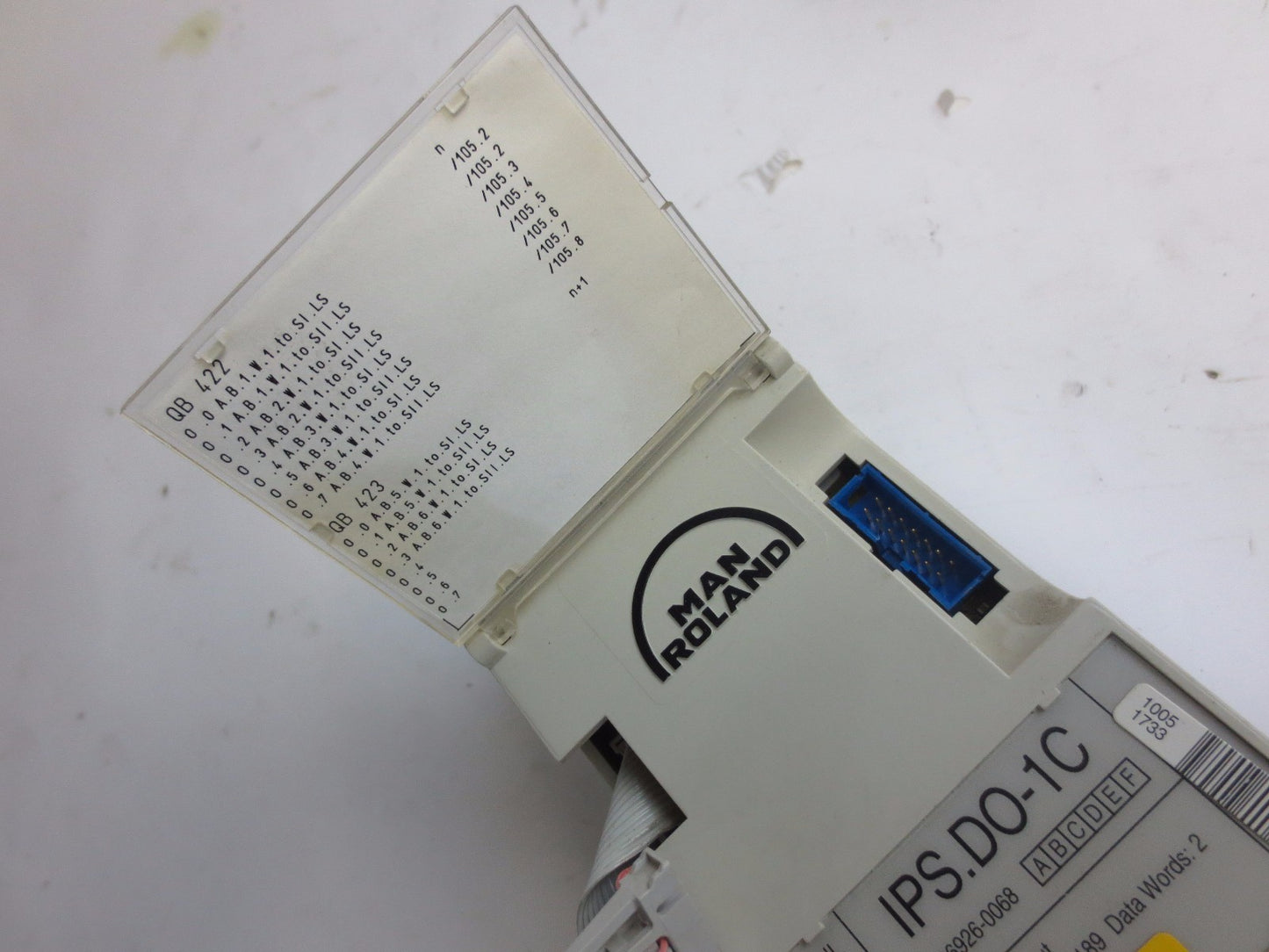 MAN ROLAND IPS.DO-1C  I/O MODULE, DIGITAL - 16.86926-0068