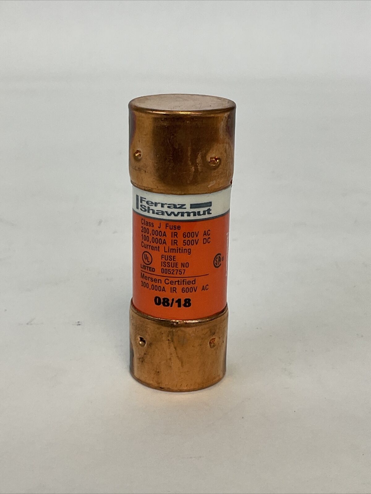 FERRAZ SHAWMUT AJT15 SMART SPOT AMP-TRAP 2000 15A 600VAC DUAL ELEMENT TIME DELAY