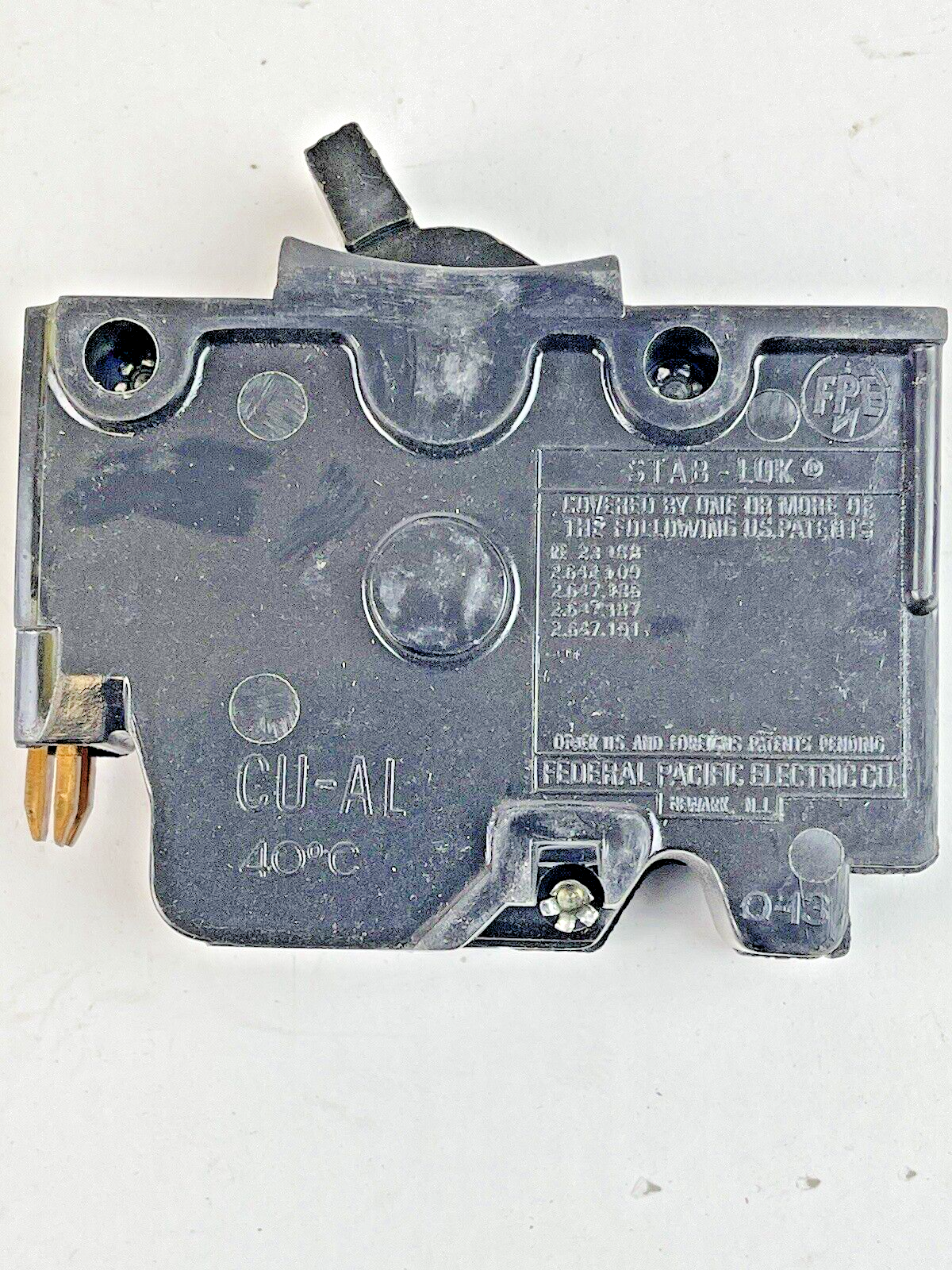 FEDERAL PACIFIC *BOX OF 7* STAB-LOK 30A, 1 POLE CIRCUIT BREAKERS