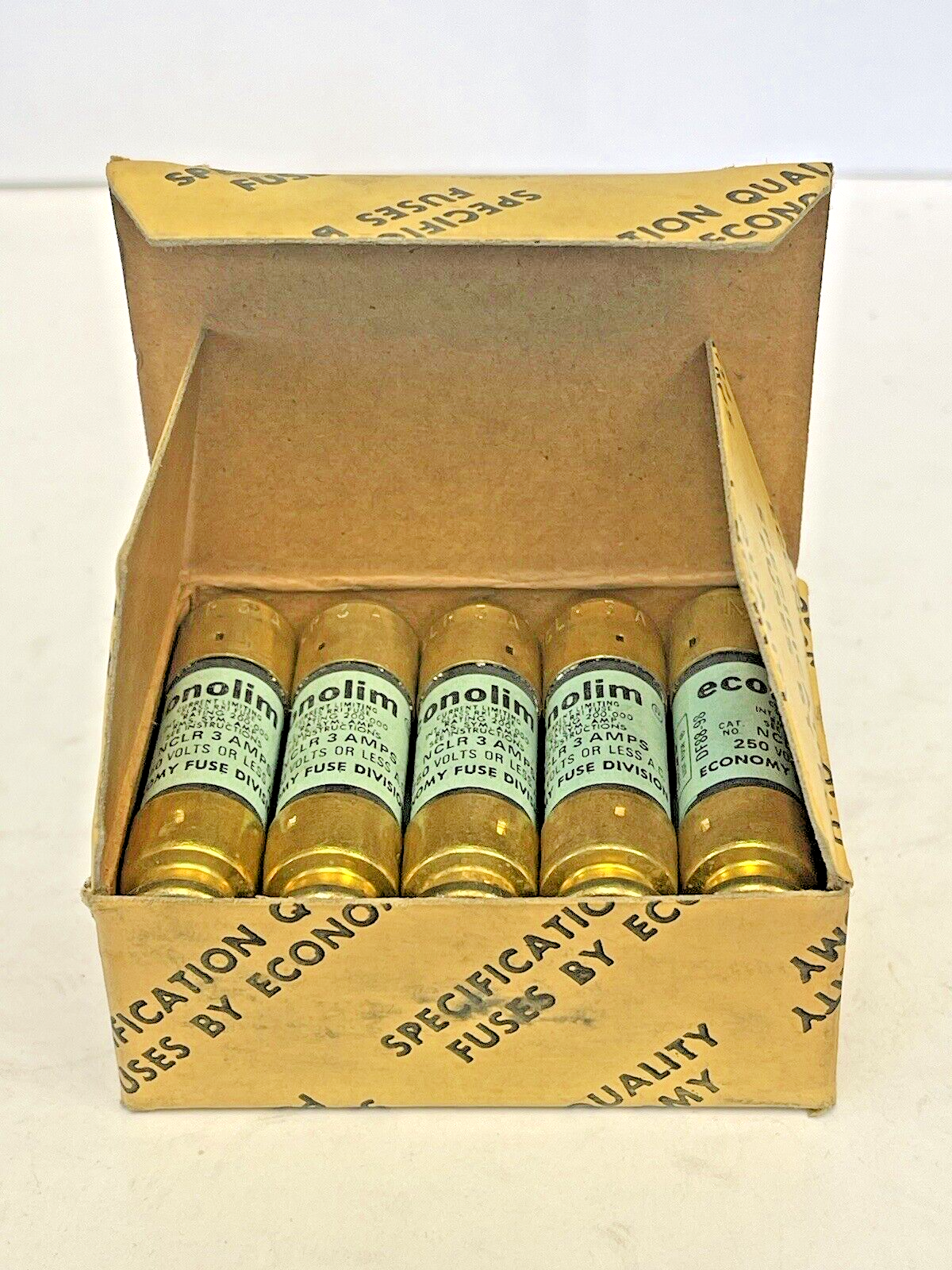 ECONOLIM *BOX OF 10* - NCL 3 - 3 AMP, 250 VAC, CURRENT-LIMITING CLASS RK1 FUSES