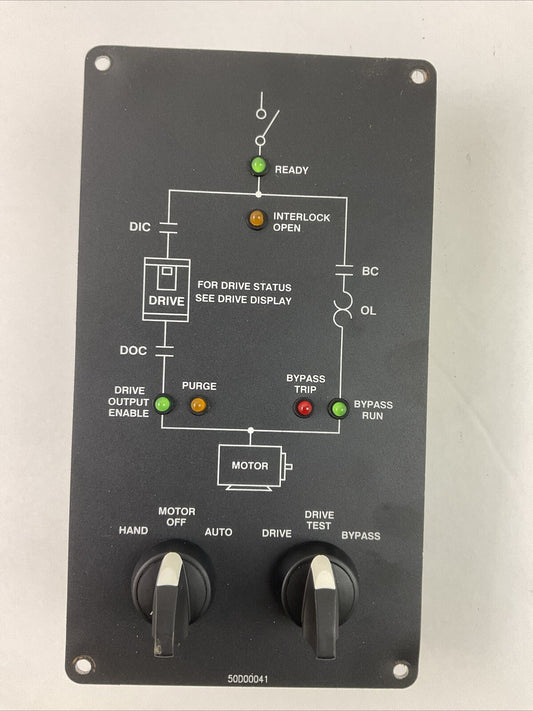 ROCKWELL AUTOMATION ACI99M00037 REV 2007 DRIVE BYPASS CONTROL PANEL