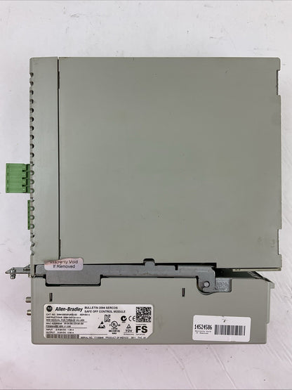 ALLEN BRADLEY 2094-BM01-M AXIS POWER 2094-SE02F-M00-S0 SAFE OFF FW VER V1.035