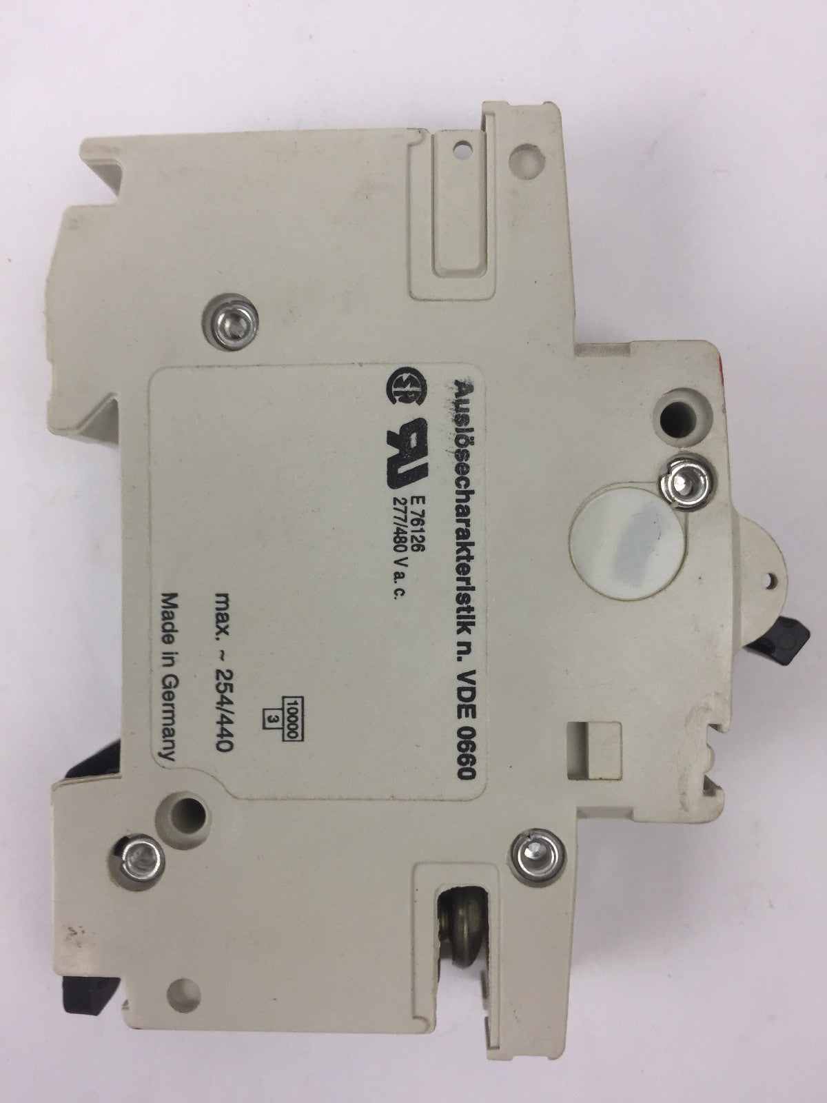 ABB S 281 K 4 A CIRCUIT BREAKER 1 POLE E76126 277/480 VAC