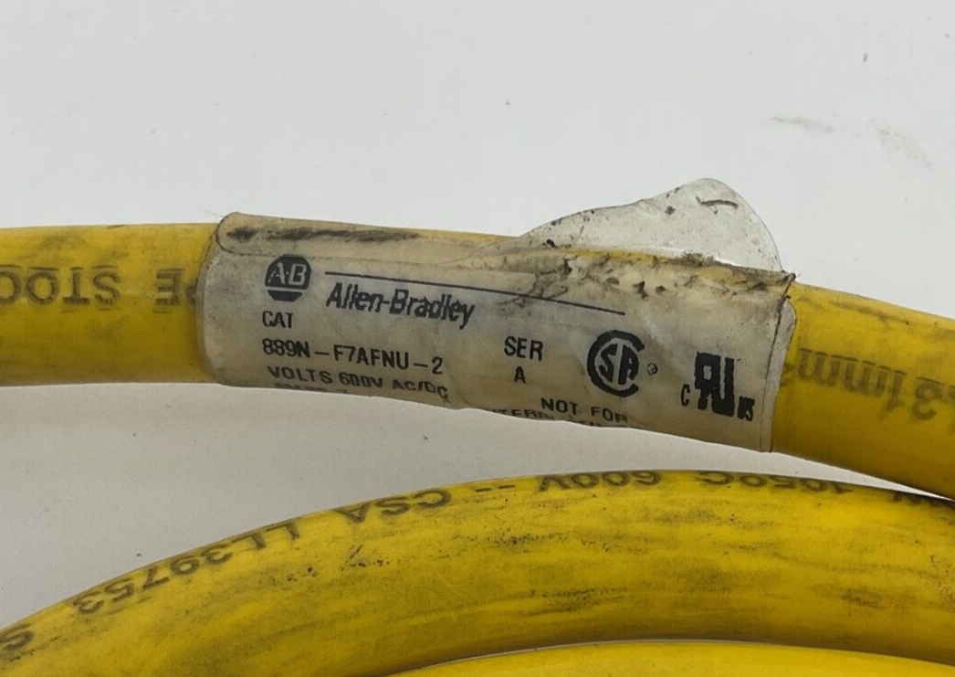 ALLEN BRADLEY 889N-F7AFNU-2 CORDSET SER.A 600V 7A