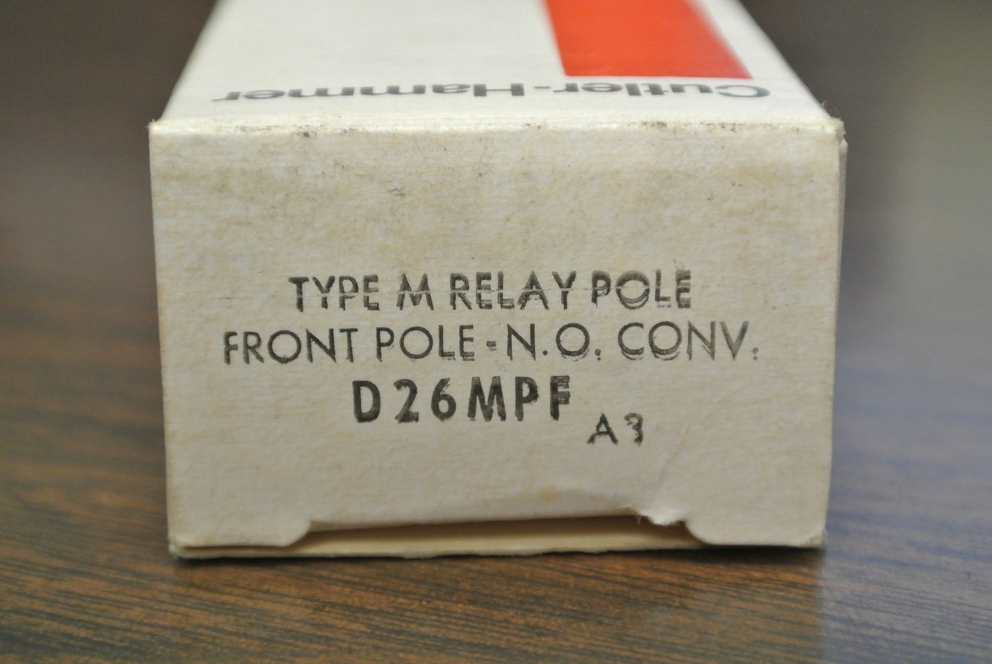LOT of 9 / CUTLER-HAMMER D26MPF TYPE M RELAY, FRONT POLE / N.O. / NEW SURPLUS