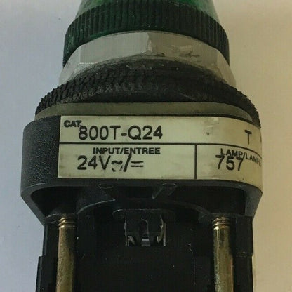 ALLEN BRADLEY 800T-Q24 GREEN LENS 30MM PILOT LIGHT 24VAC/DC SERIES T*(LOTOF4)*